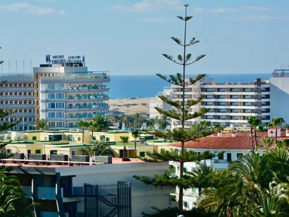 Penthouse In Playa Del Ingles With Lovely View Apartment Exterior photo