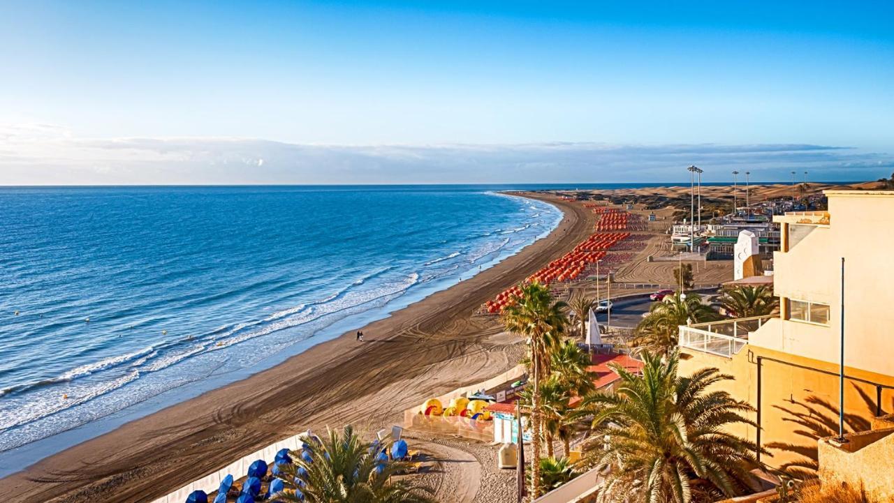 Penthouse In Playa Del Ingles With Lovely View Apartment Exterior photo